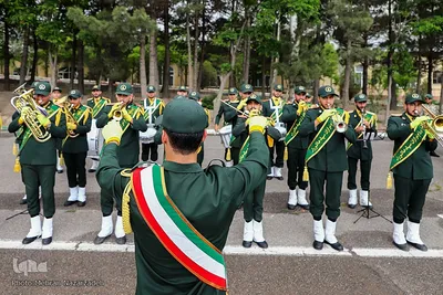 صبحگاه مشترک نیروهای مسلح در تبریز‎‎