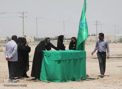انتقال مقبره سید عباس در هرات شهرستان خاتم یزد