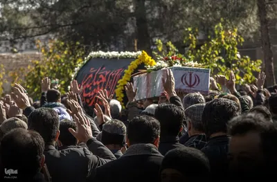 مراسم تشییع ۶ شهید گمنام در سمنان