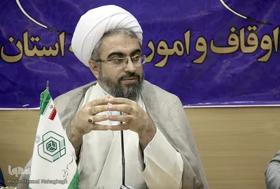 نشست خبري مديركل اوقاف و امور خيريه ـ سمنان 