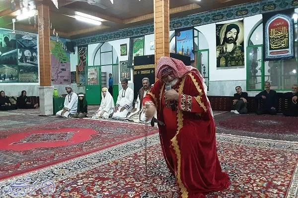 هشتمین شب از برگزاری چهاردهمین سوگواره تعزیه «غریب» شهرستان نور