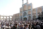تشییع پیکر آیت الله علاقه بند در یزد