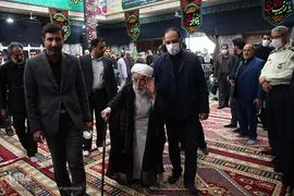 مجلس ترحیم آیت‌الله محمدعلی ناصری(ره) در مسجد ارگ