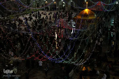 حرم امام رضا(ع) در شب میلاد مهربانش