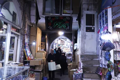 سیاه پوش شدن بازار تبریز