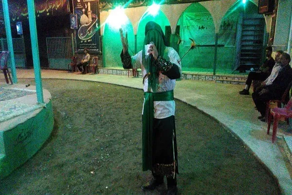 پنجمین روز سوگواره تعزیه «غریب» نور