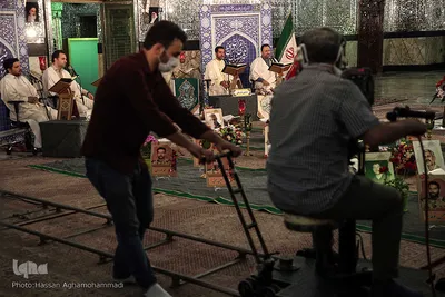ترتیل خوانی قرآن کریم در حرم سیدالکریم(ع)