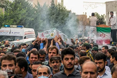 تشییع پیکر شهدای فراجا در شهرکرد