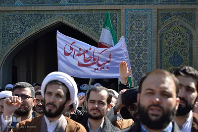 تجمع حوزویان قم در لبیک به بیانیه گام دوم انقلاب