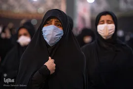 خیمه سوزان غروب عاشورا در میدان امام حسین(ع)
