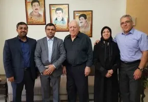 دیدار مسئولان با خانواده شهدای ورزشکار