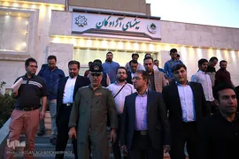 شب گردی اصحاب رسانه در منطقه ۹ تهران