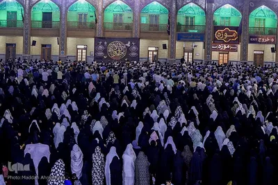 حرم شاهچراغ(ع) در سوگ جوادالائمه(ع)‎‎