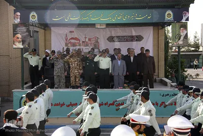 صبحگاه مشترك نيروهاي مسلح به مناسبت هفته ناجا ـ سمنان