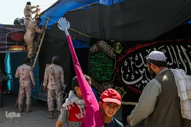 ورود زائران اربعین حسینی از مرز افغانستان