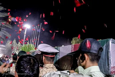 استقبال از پیکر مطهر شهید مدافع حرم «شهید عبدالله اسکندری» در شیراز‎‎