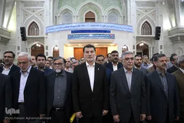  مراسم تجدید میثاق اعضای جهادگران دانشگاهی با آرمان‌های امام خمینی(ره)