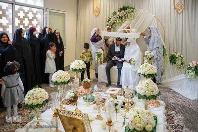 جشن عقد در سومین حرم اهل بیت‎‎