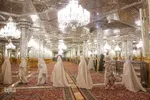 مراسم بیست و چهارمین دوره ازدواج دانشجویی در حرم رضوی
