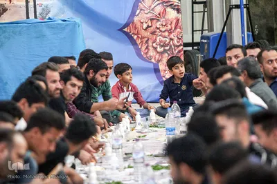 سفره افطار ناشنوایان 