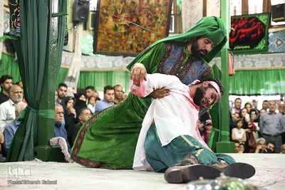 مراسم تعزیه خوانی وداع حضرت علی اکبر(ع)