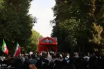 مراسم تشییع پیکر شهیدان مصطفی امینی و عبدالحسین شیخ‌کوپایی