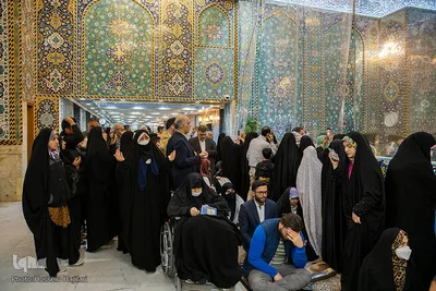 مراسم تحویل سال نو در حرم امام حسین(ع)