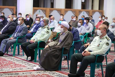 گردهمایی مدیران هیئت‌های مذهبی استان فارس در حرم مطهر