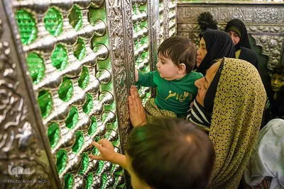 مراسم شیرخوارگان در حرم مطهر شاهچراغ(ع)