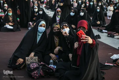 اجتماع دختران انقلاب برای حمایت از حجاب