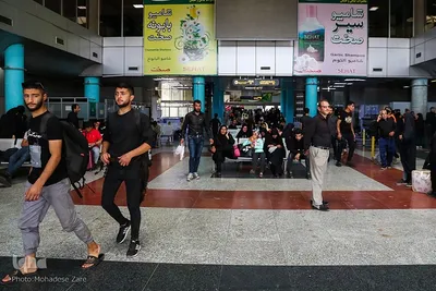عکس | بازگشت زائران از پایانه مسافربری امام رضا (ع)