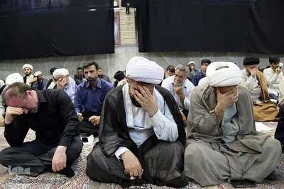 مراسم ترحیم شهید حجت الاسلام تقوی در قم
