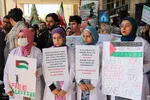 تجمع پرشور دانشگاهیان علوم پزشکی شیراز در محکومیت جنایات رژیم صهیونیستی‎