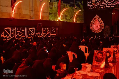 عزاداری در کهف الشهدا