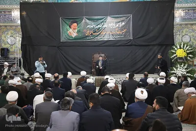مراسم یادبود آیت‌الله سید محمد شاهچراغی در قم
