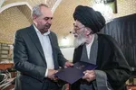 حضور استاندار آذربایجان شرقی در جمع نمازگزاران مسجد سیدحمزه