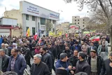 عکس | نمایش وحدت و همبستگی مردم کردستان با ملت فلسطین