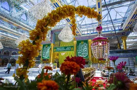 آذین بندی کربلا به مناسبت ولادت امام حسن(ع)