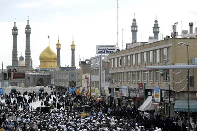 مراسم تشیع پیکر مطهر آیت الله اسدالله ایمانی در قم