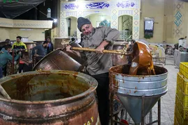 پخت سمنو در شیراز‎