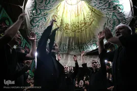 مراسم عزاداری تاسوعای حسینی در بازار تهران