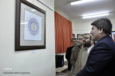 افتتاح نمایشگاه خوشنویسی جشنواره قرآن و عترت ـ بیرجند