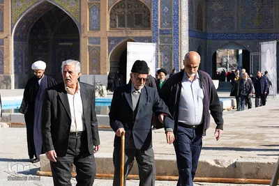 مراسم ترحیم آیت‌الله مستجابی در اصفهان