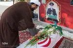 مراسم گلباران و عطرافشانی شهدای حرم مطهر شاهچراغ(ع)