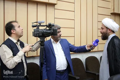 نشست خبری حجت الاسلام علیرضا نجیمی مدیرکل تبلیغات اسلامی استان یزد‎‎