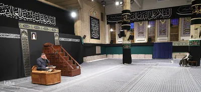 مراسم عزاداری شهادت امام سجاد (ع) در حسینیه امام خمینی(ره)