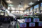 استقبال از پیکر شهدای گمنام در شهرکرد‎