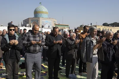 مراسم تشییع ۸ شهید گمنام در قزوین