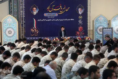 محفل انس با قرآن کاروان قرآنی انقلاب در شهرستان جاسک