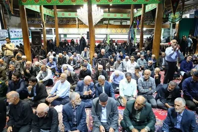 تجلیل از استاد سیدمحسن موسوی بلده در محفل قرآنی شهر بلده